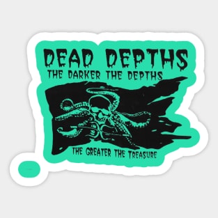 dead depths flag Sticker